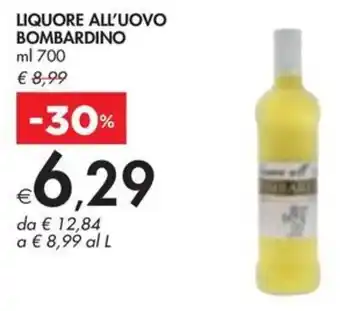 Bennet LIQUORE ALL'UOVO BOMBARDINO ml 700 offerta