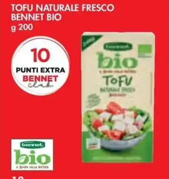 Bennet TOFU NATURALE FRESCO BENNET BIO g 200 offerta