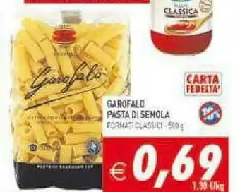 Pim Supermercati Garofalo Pasta di semola offerta