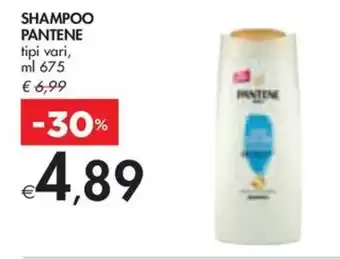 Bennet SHAMPOO PANTENE tipi vari, ml 675 offerta