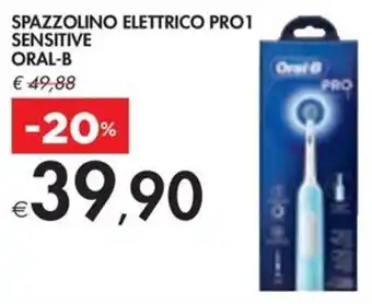 Bennet SPAZZOLINO ELETTRICO PRO1 SENSITIVE ORAL-B offerta
