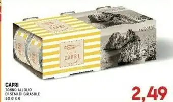 Gran Risparmio Capri Tonno All Olio Di Semi Di Girasole offerta