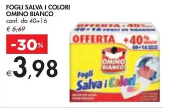 Bennet FOGLI SALVA I COLORI OMINO BIANCO conf. da 40+16 offerta
