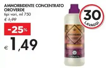 Bennet AMMORBIDENTE CONCENTRATO OROVERDE tipi vari, ml 750 offerta