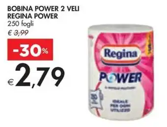 Bennet BOBINA POWER 2 VELI REGINA POWER 250 fogli offerta
