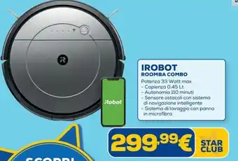 Euronics IROBOT ROOMBA COMBO offerta