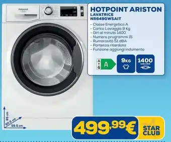 Euronics HOTPOINT ARISTON LAVATRICE NR649GWSAIT offerta