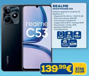 Euronics REALME SMARTPHONE C53 offerta