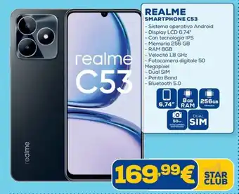Euronics REALME SMARTPHONE C53 offerta