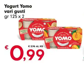 Despar Yogurt Yomo vari gusti gr 125 x 2 offerta