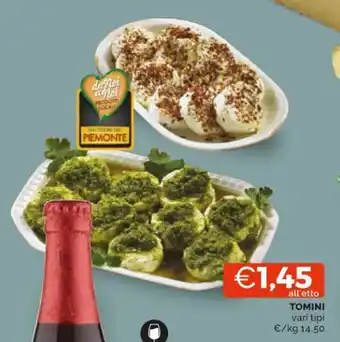 Mercatò TOMINI vari tipi offerta