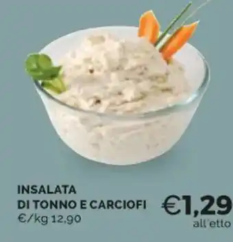Mercatò INSALATA DI TONNO E CARCIOFI offerta