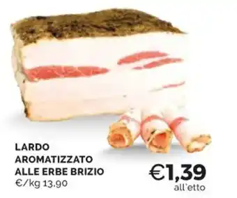 LARDO AROMATIZZATO ALLE ERBE BRIZIO