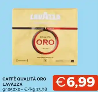 Mercatò CAFFÈ QUALITÀ ORO LAVAZZA gr.250x2 offerta