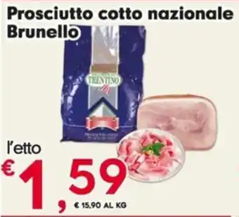 Despar Prosciutto cotto nazionale Brunello offerta