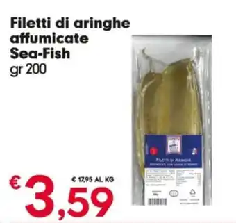 Despar Filetti di aringhe affumicate Sea-Fish gr 200 offerta