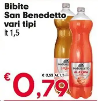 Despar Bibite San Benedetto vari tipi lt 1,5 offerta