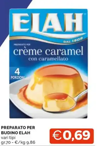 Mercatò PREPARATO PER BUDINO ELAH vari tipi gr.70 offerta