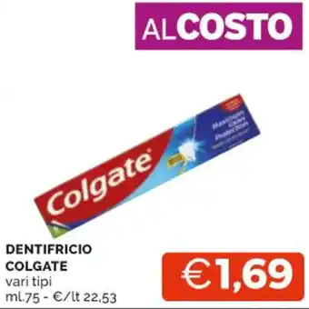 Mercatò DENTIFRICIO COLGATE vari tipi ml.75 offerta