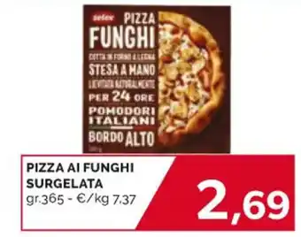 Mercatò PIZZA AI FUNGHI SURGELATA gr.365 offerta