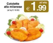 Sì con te Cotolette alla milanese offerta