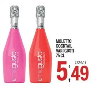 MOLETTO COCKTAIL VARI GUSTI 75 CL
