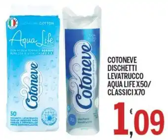 COTONEVE DISCHETTI LEVATRUCCO AQUA LIFE X50/ CLASSICI X70