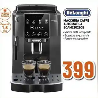 Expert DeLonghi MACCHINA CAFFÈ AUTOMATICA ECAM22022GB offerta