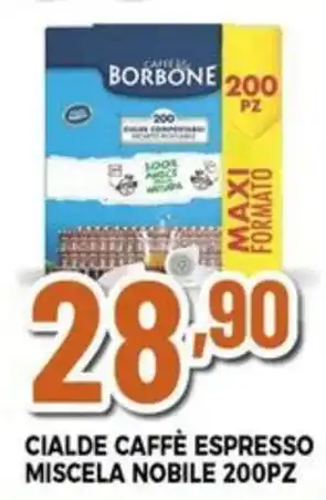 Expert CIALDE CAFFÈ ESPRESSO MISCELA NOBILE 200PZ offerta