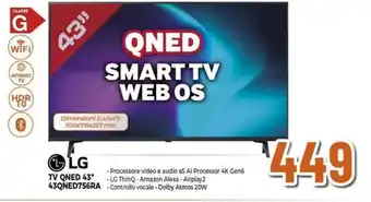 LG TV QNED 43"