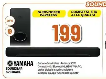Expert YAMAHA SOUNDBAR SRC30ABL offerta