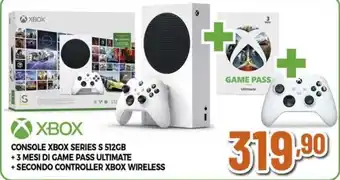 Expert XBOX CONSOLE XBOX SERIES S 512GB offerta