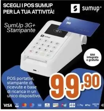 Expert SumUp 3G+ Stampante offerta