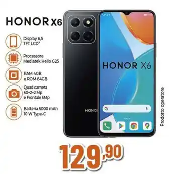 Expert HONOR X6 offerta