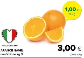 Tigre ARANCE NAVEL confezione kg 3 offerta