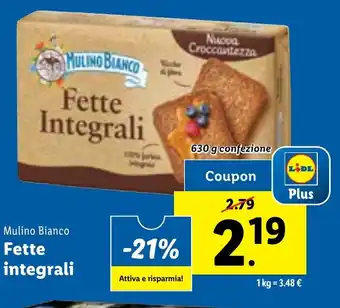 MULINO BIANCO Fette Integrali 630 g confezione