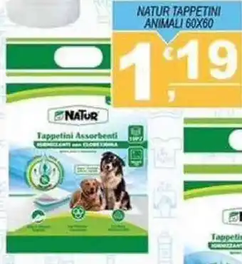 Magazzini del Risparmio NATUR TAPPETINI ANIMALI 60X60 offerta