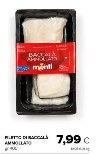 Tigre FILETTO DI BACCALA AMMOLLATO gr 400 offerta
