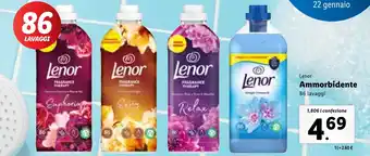 Lidl Lenor Ammorbidente 86 lavaggi 1,806 l confezione offerta