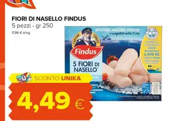 Tigre FIORI DI NASELLO FINDUS 5 pezzi - gr 250 offerta