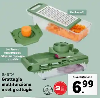 ERNESTO Grattugia multifunzione o set grattugie
