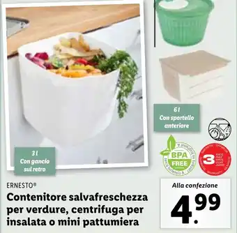 Lidl ERNESTO Contenitore salvafreschezza offerta