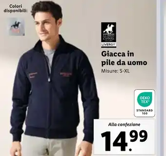 Lidl Giacca in pile da uomo offerta