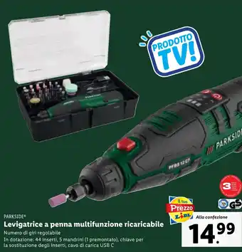 Lidl PARKSIDE Levigatrice a penna multifunzione ricaricabile offerta