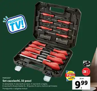 Lidl PARKSIDE Set cacciaviti, 32 pezzi offerta