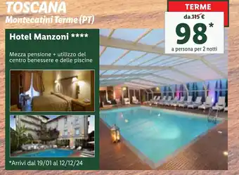 Lidl Hotel Manzoni offerta