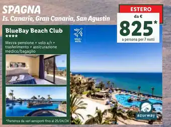 SPAGNA Is. Canarie, Gran Canaria, San Agustin BlueBay Beach Club