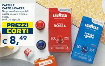 Esselunga CAPSULE CAFFÈ LAVAZZA Nespresso offerta