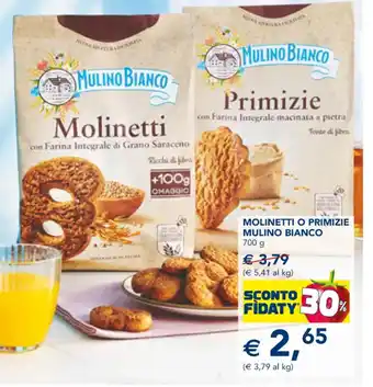 Esselunga MOLINETTI O PRIMIZIE MULINO BIANCO 700 g offerta