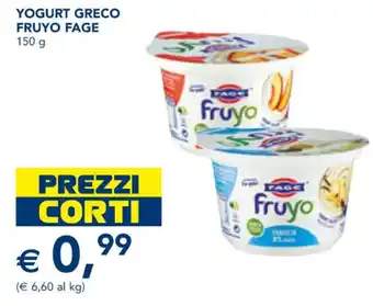 Esselunga YOGURT GRECO FRUYO FAGE 150 g offerta